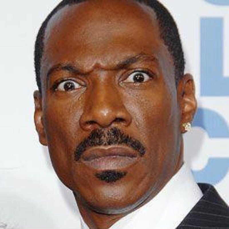 Eddie Murphy with surprised expression
