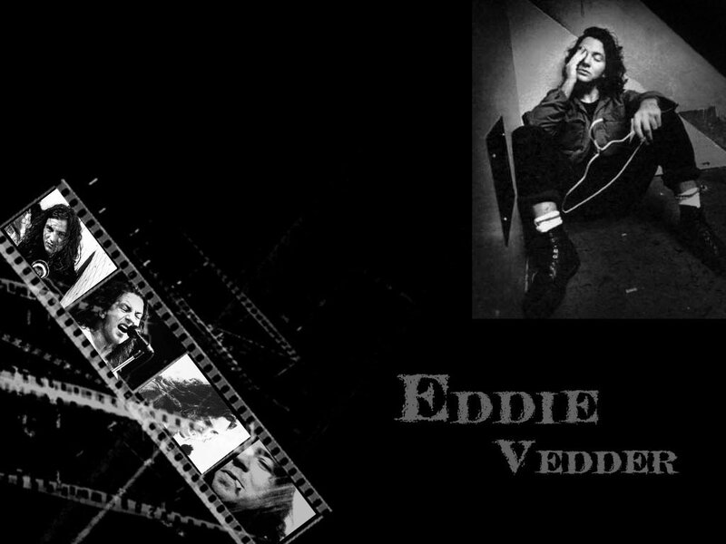 Eddie Vedder film strip collage