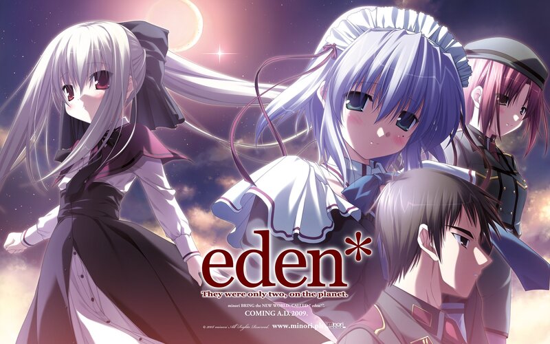 eden* anime promotional art