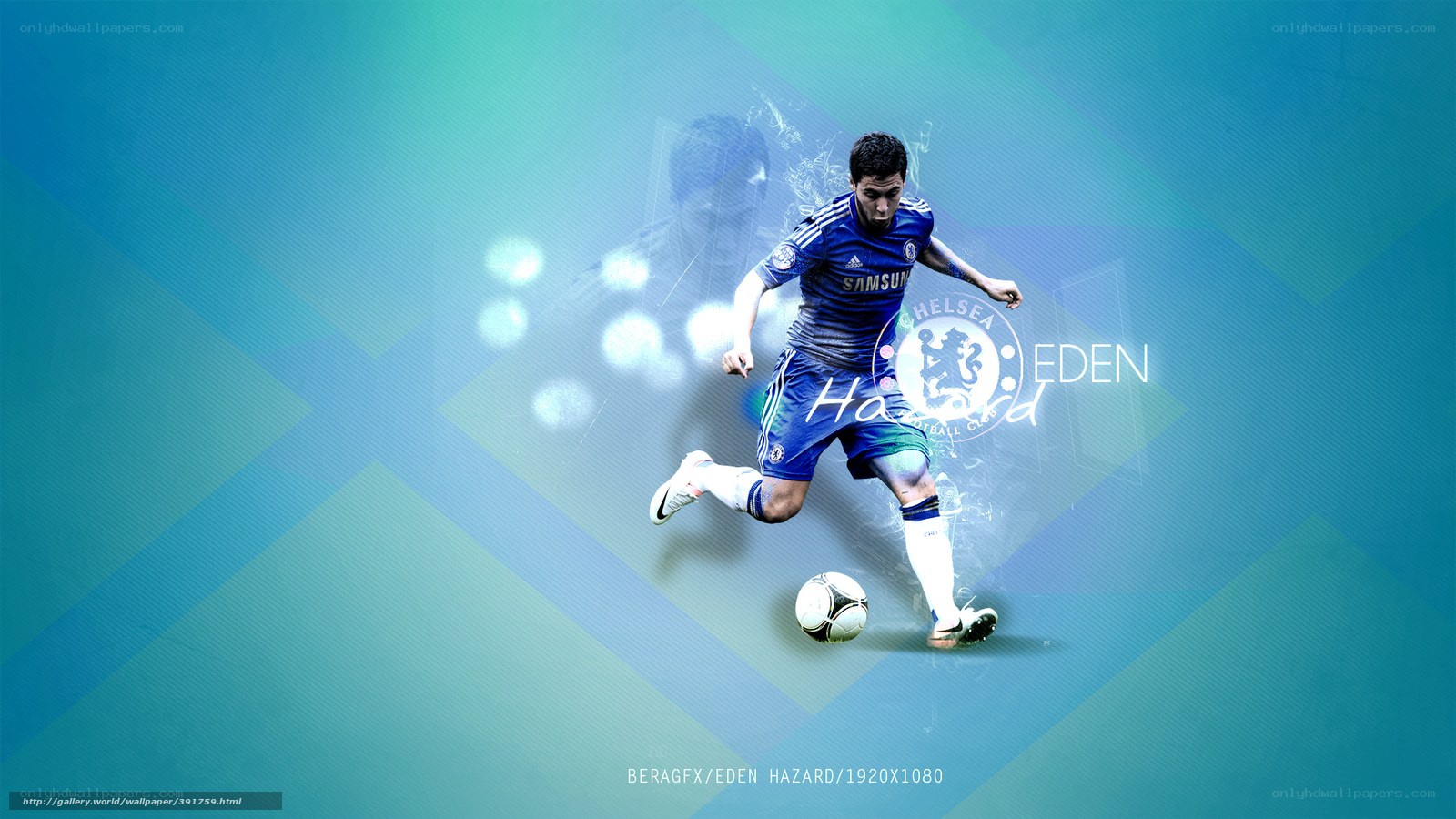 Eden Hazard in action