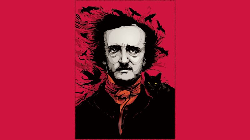 Edgar Allan Poe illustration