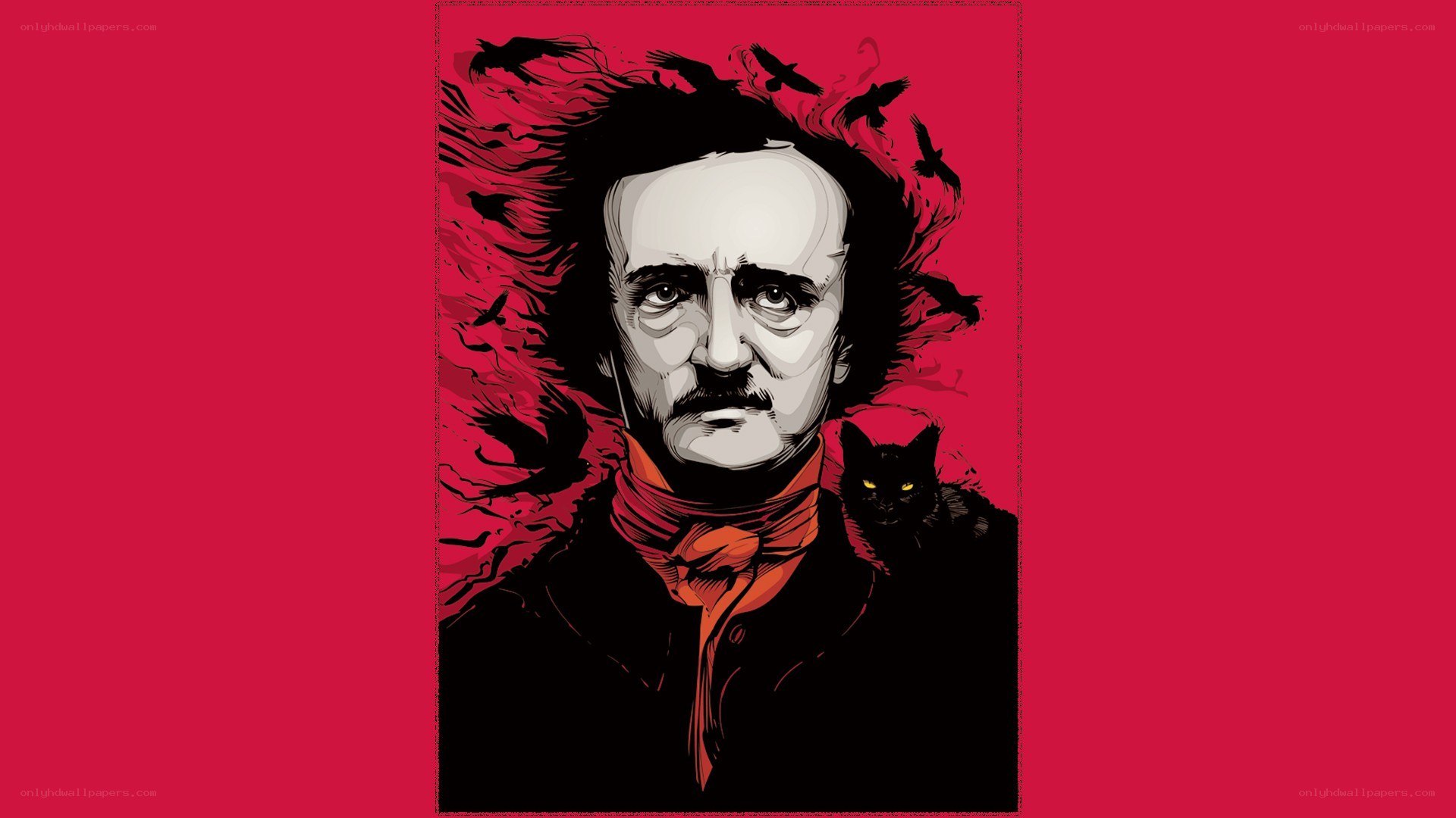 Edgar Allan Poe illustration