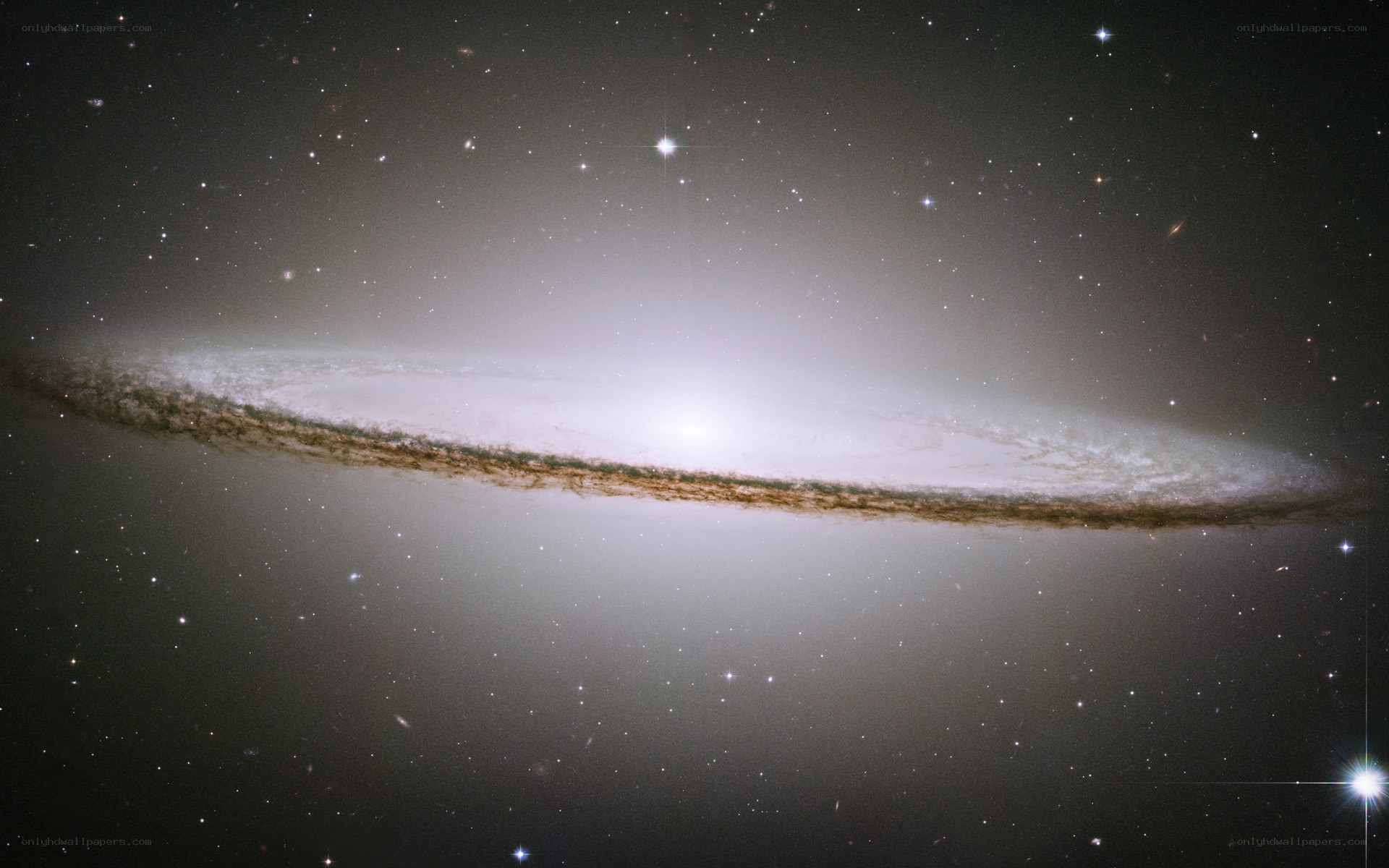 Edge-on spiral galaxy