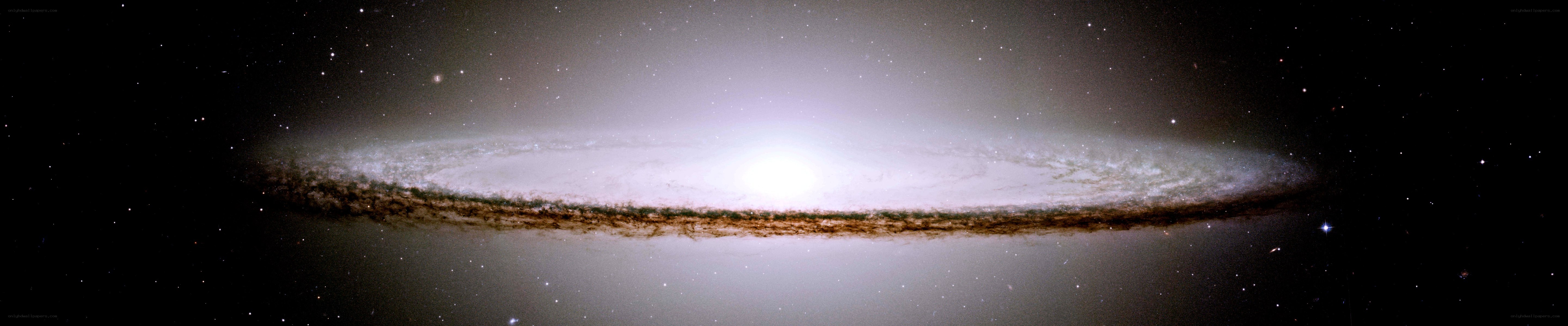 Edge-on spiral galaxy