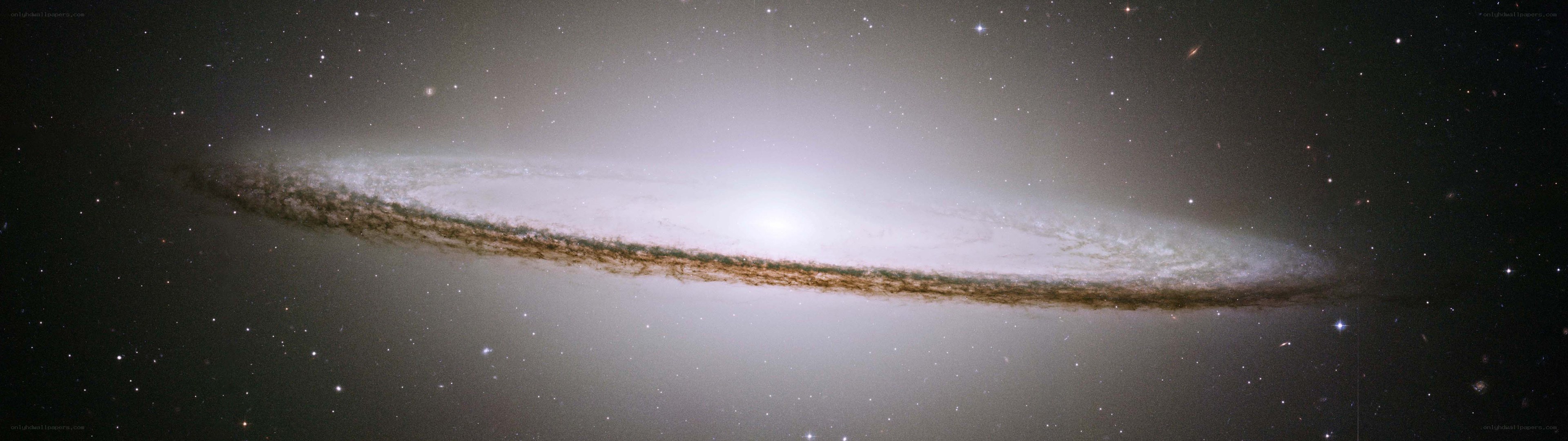 Edge-on spiral galaxy