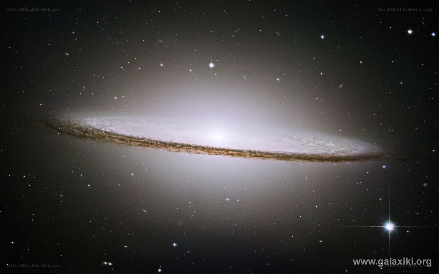Edge-on spiral galaxy