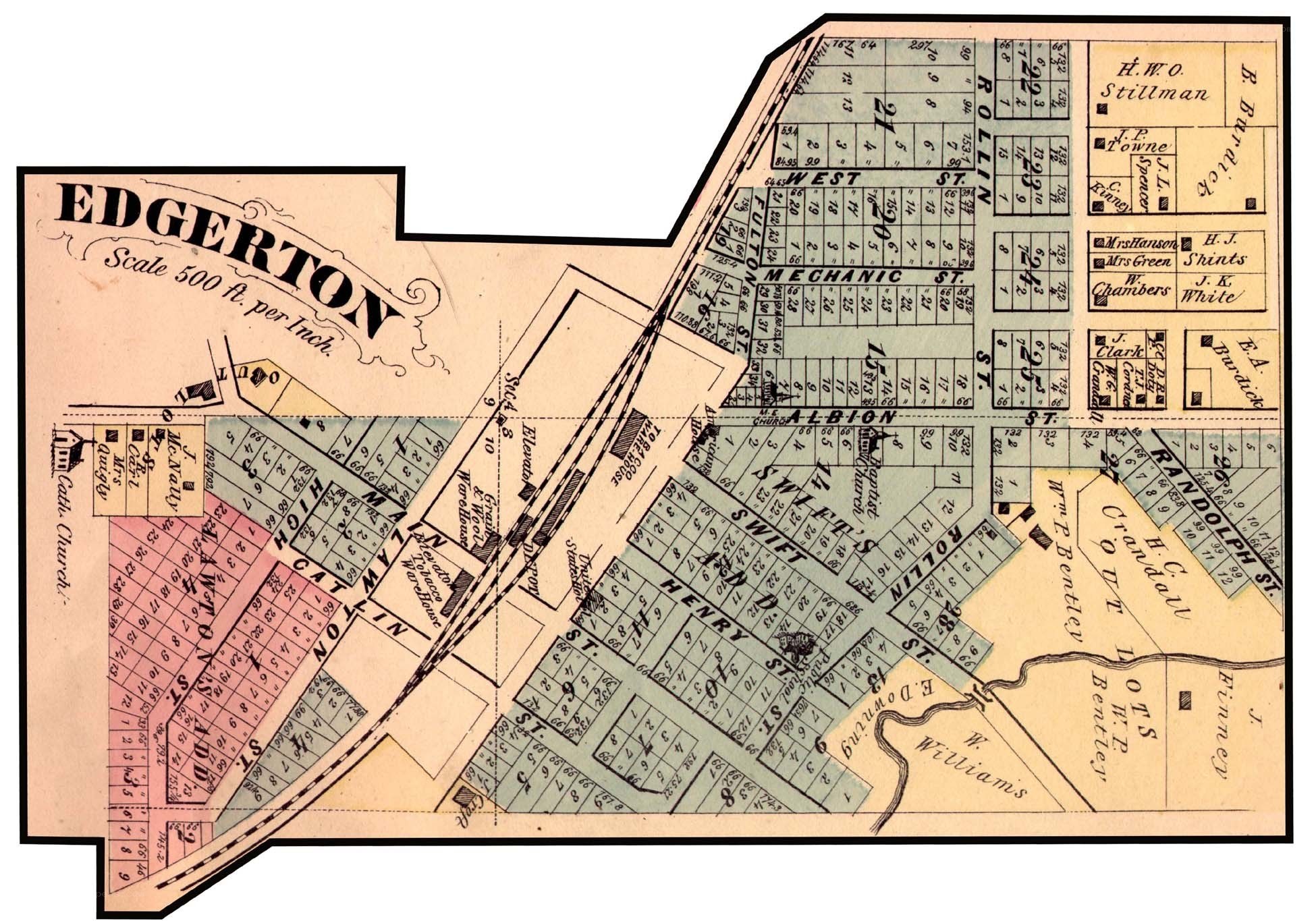 Edgerton city map