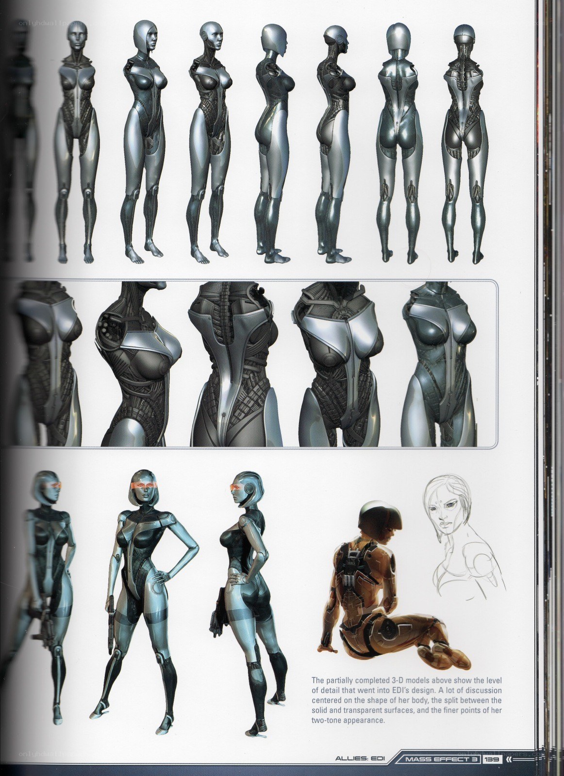 EDI character design sheets