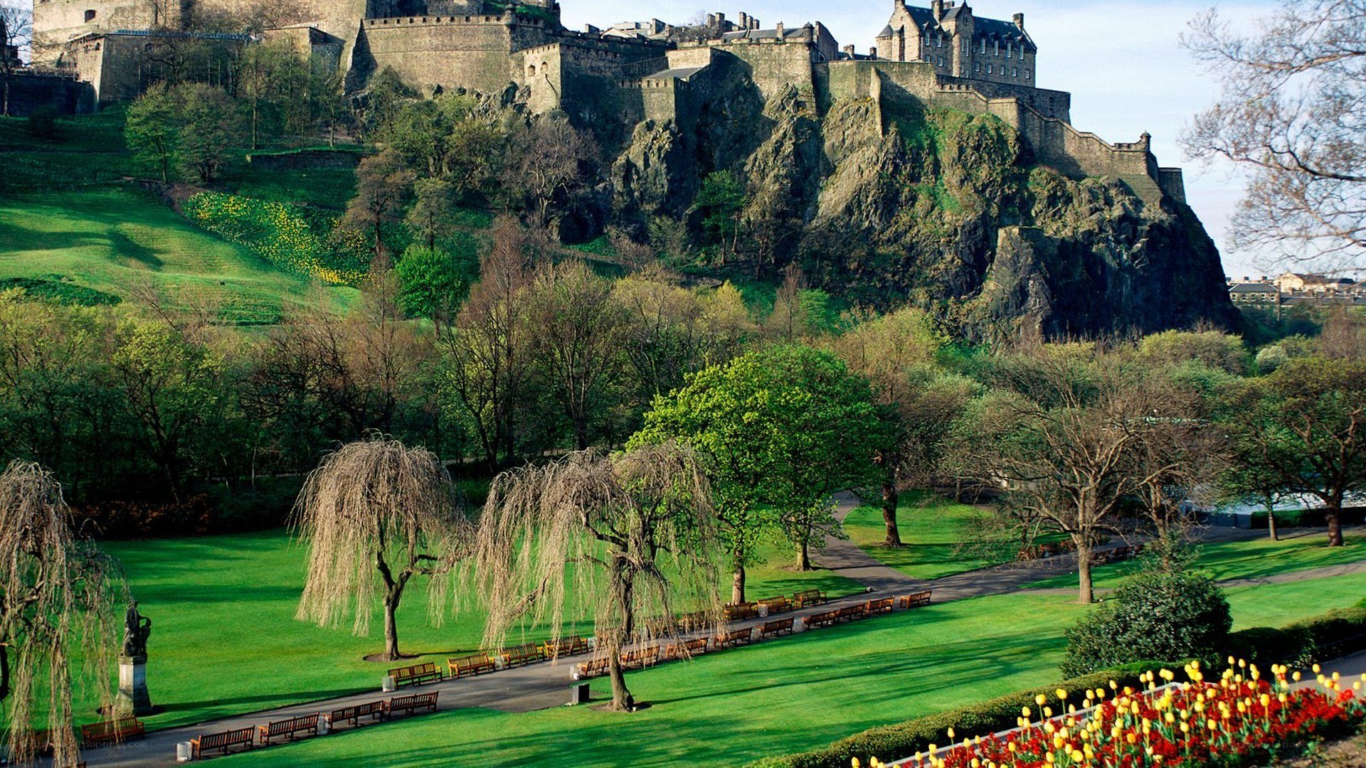 Edinburgh Castle and park