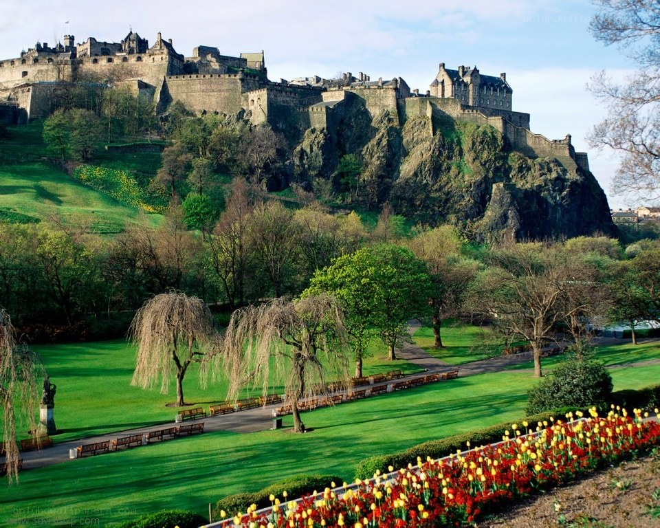 Edinburgh Castle and park