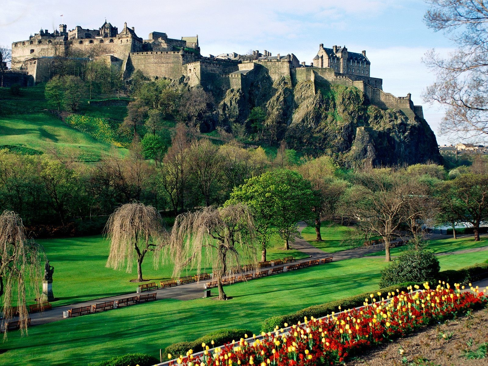 Edinburgh Castle and park