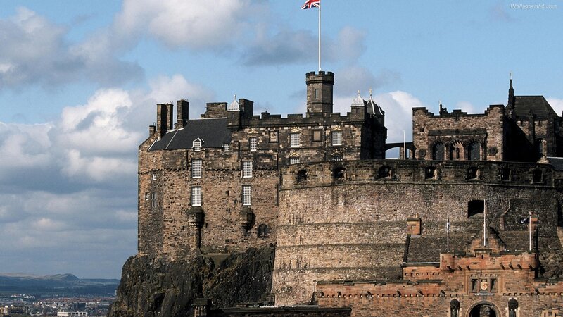 Edinburgh Castle — Brown