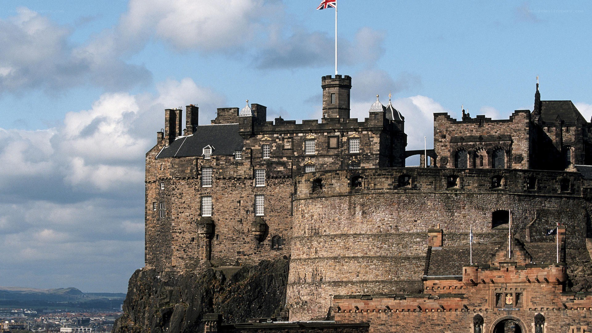 Edinburgh Castle in Scotland