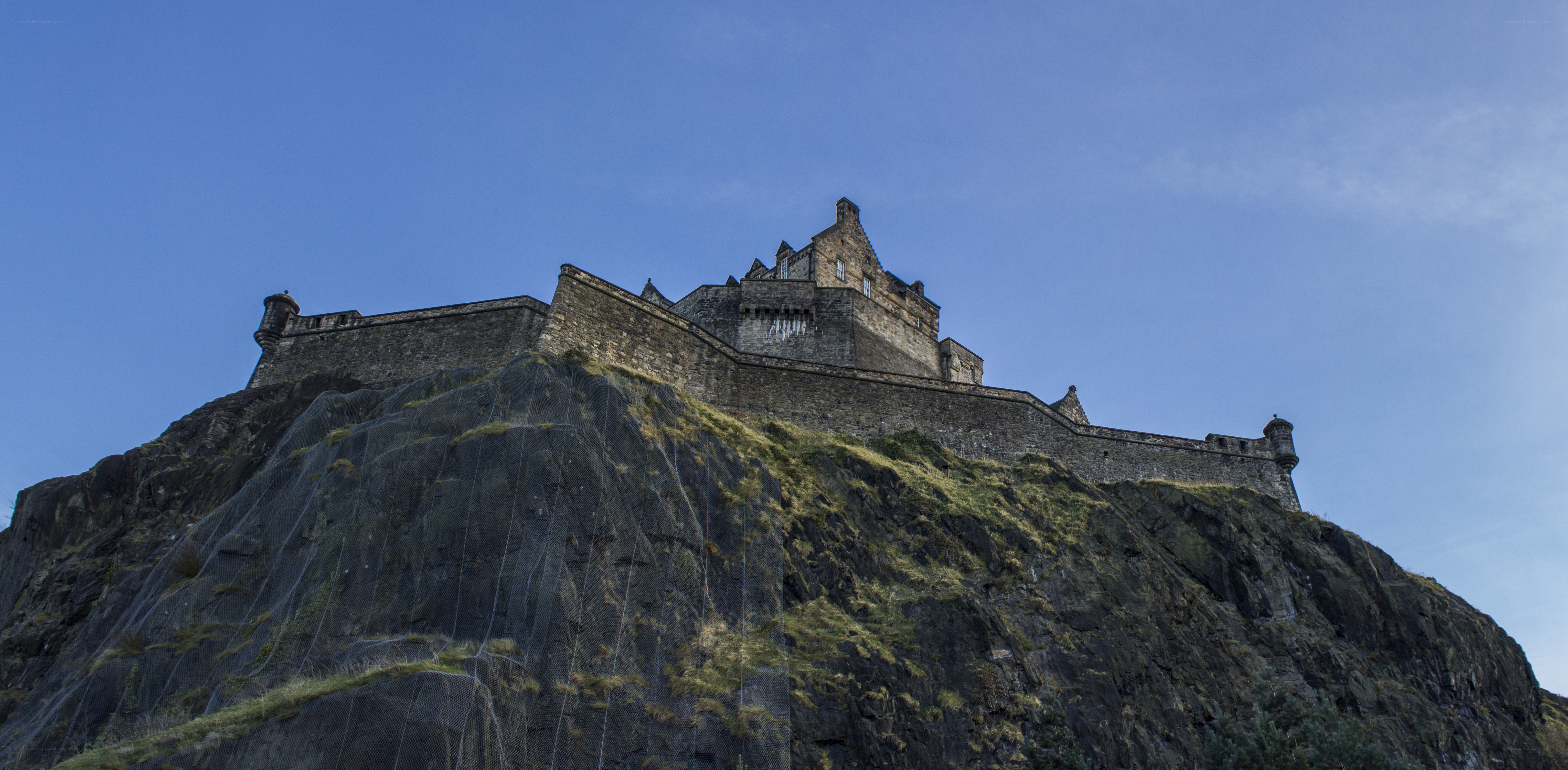 Edinburgh Castle on a clear day