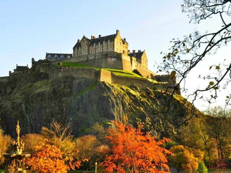Edinburgh Castle — Orange