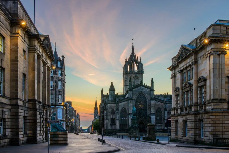 Edinburgh Cathedral at Dusk