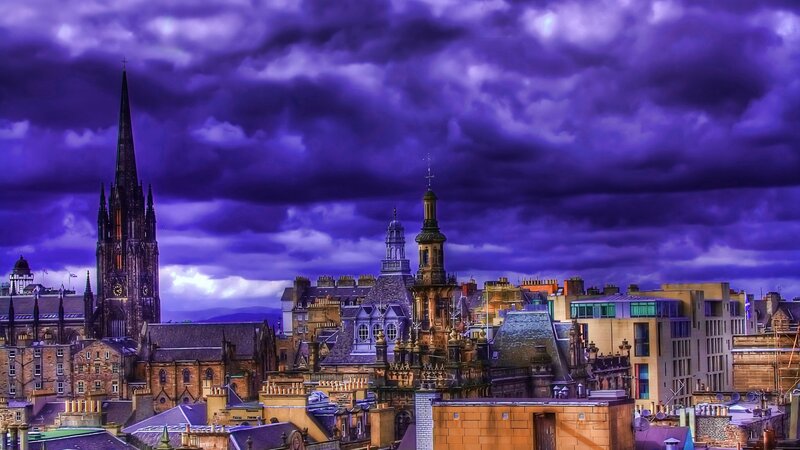 Edinburgh City Skyline