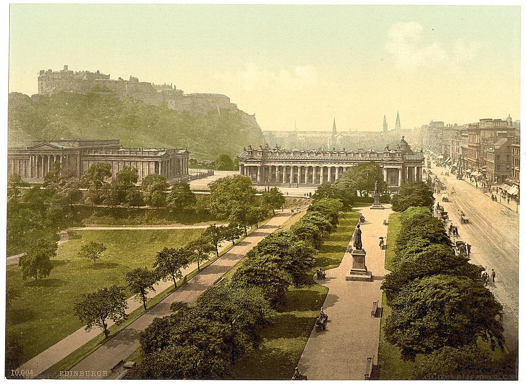 Edinburgh from the Meadows