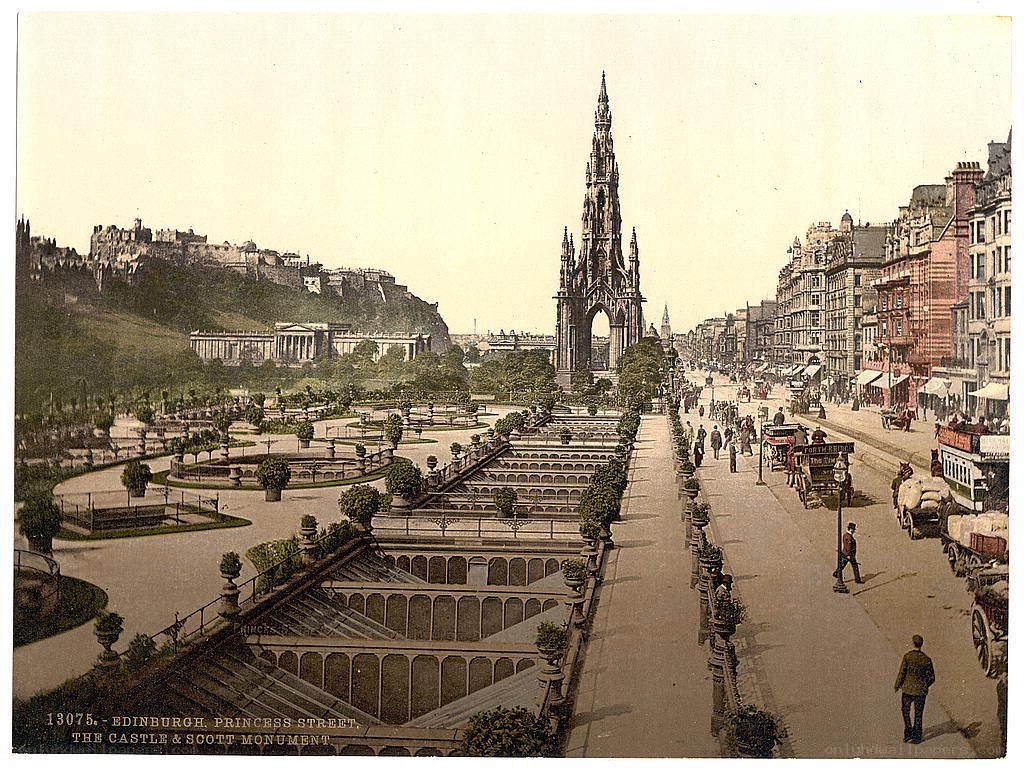 Edinburgh Princess Street View