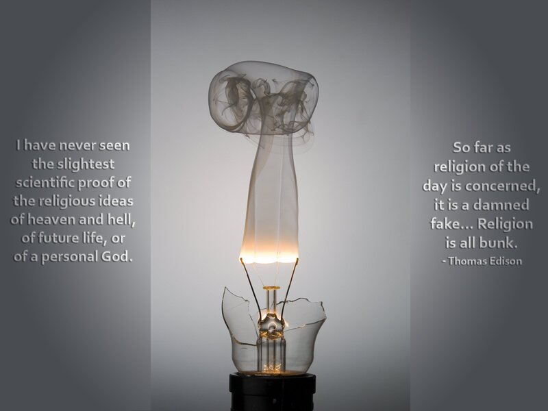 Edison on religion