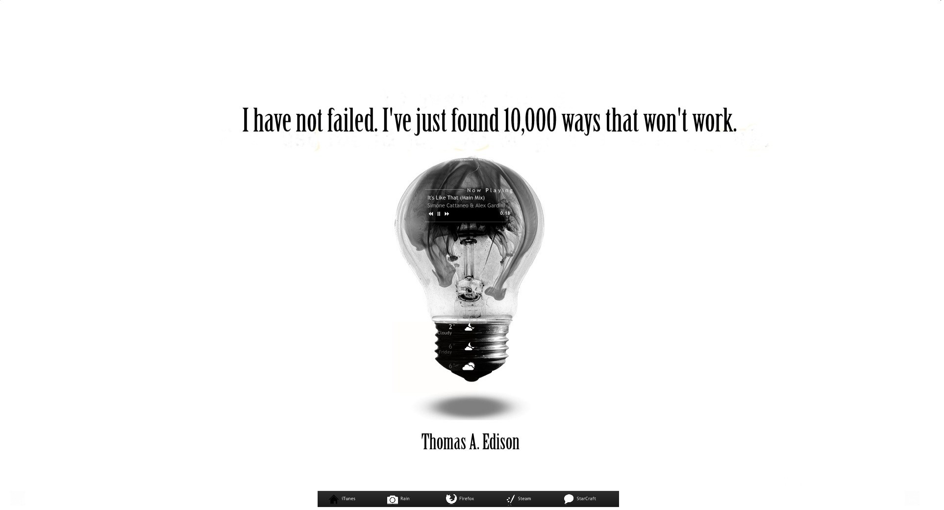 Edison quote on failure