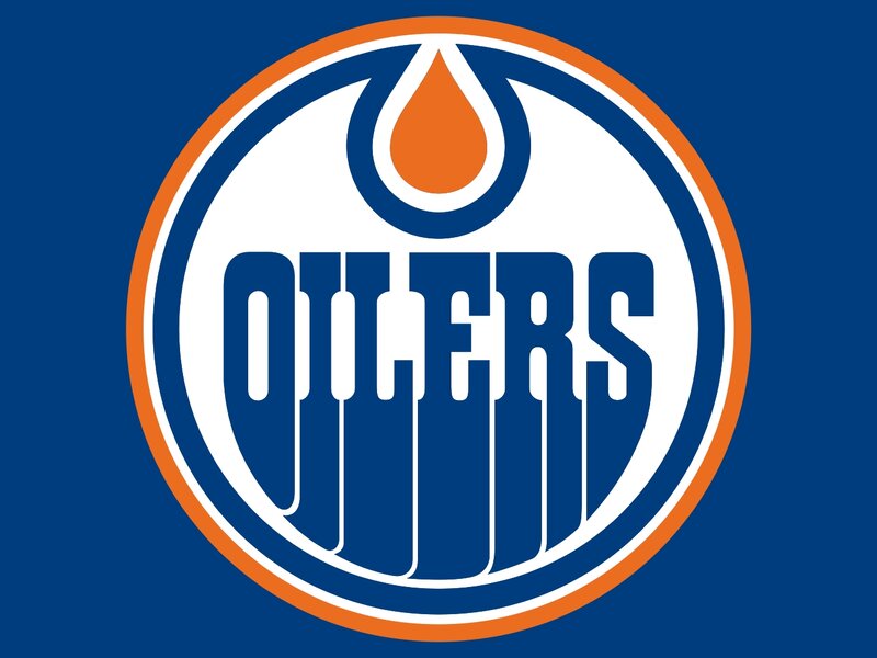 Edmonton Oilers Logo — Blue, Bold