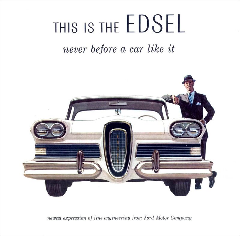 Edsel car advertisement