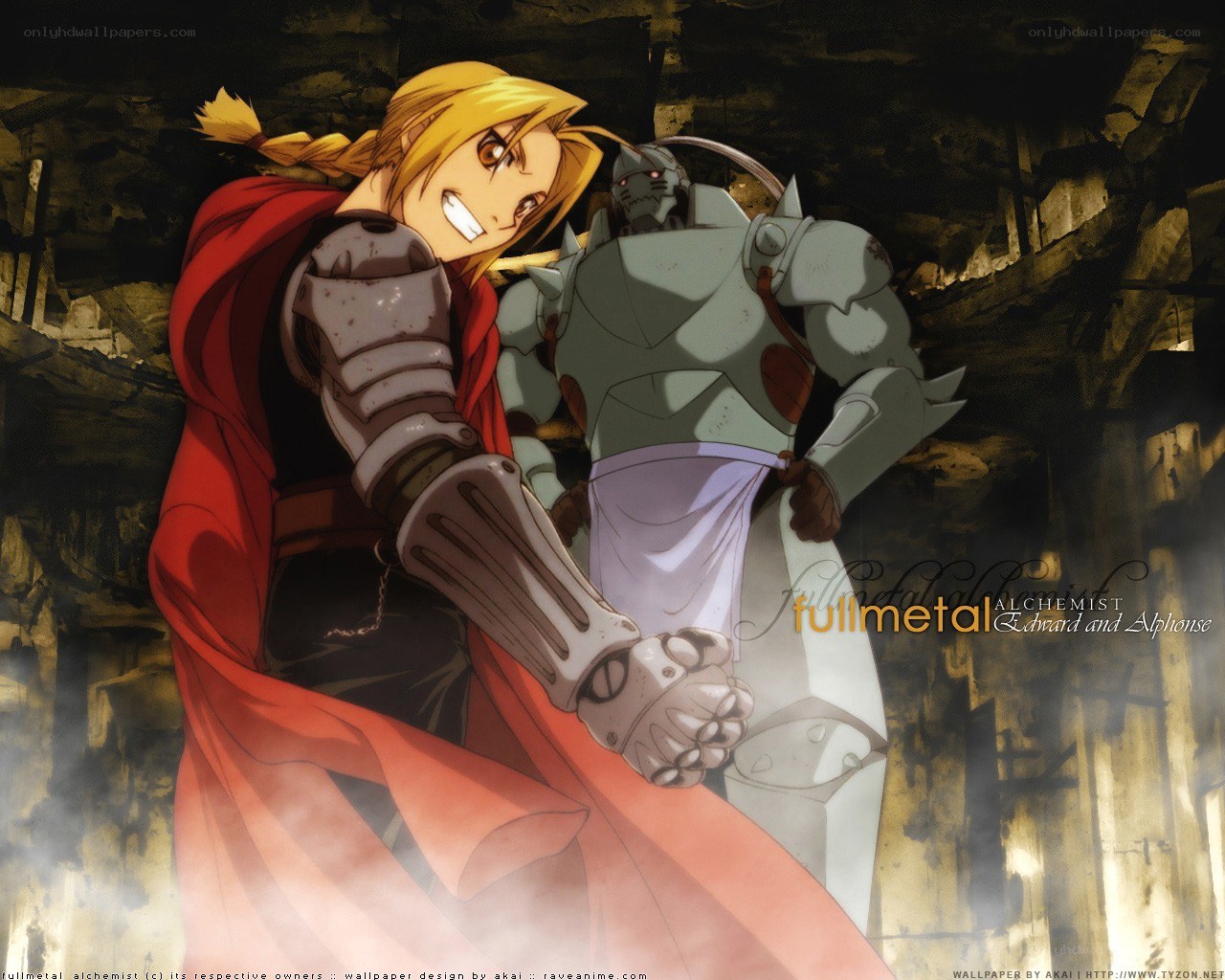 Edward and Alphonse in a cave