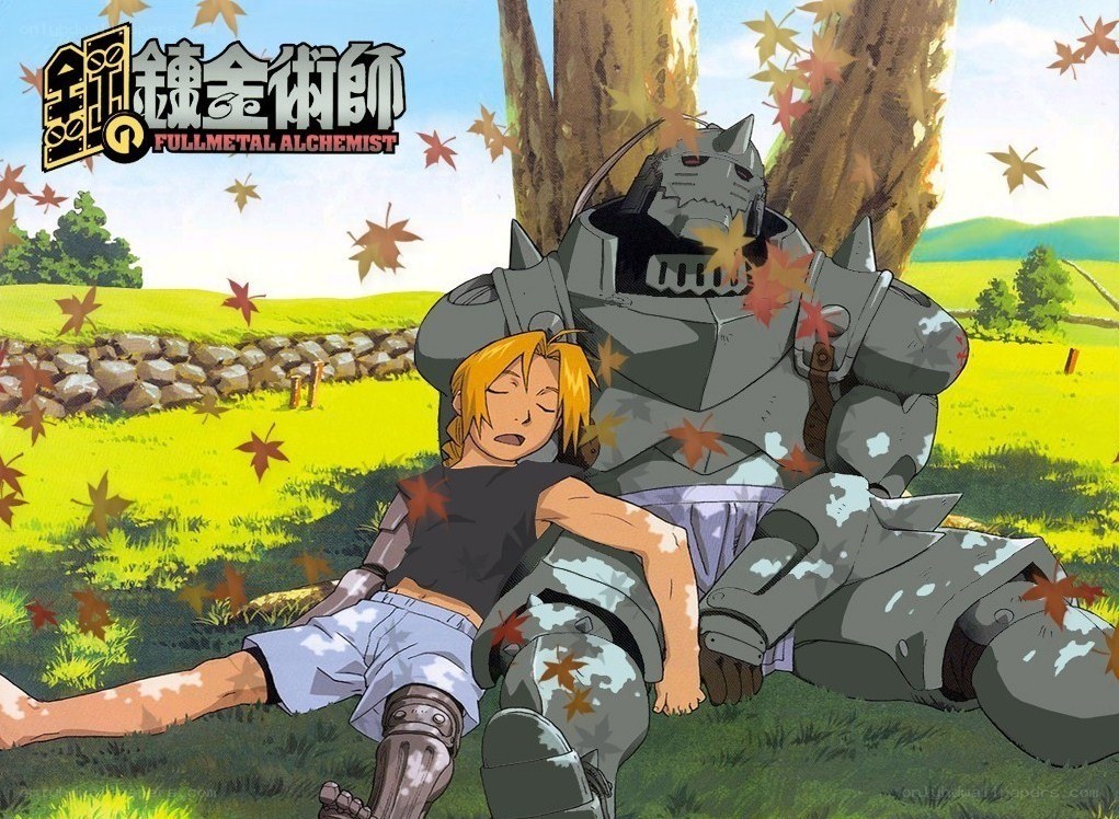 Edward and Alphonse resting