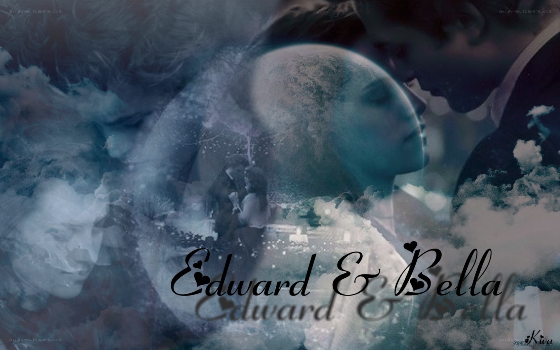Edward and Bella collage