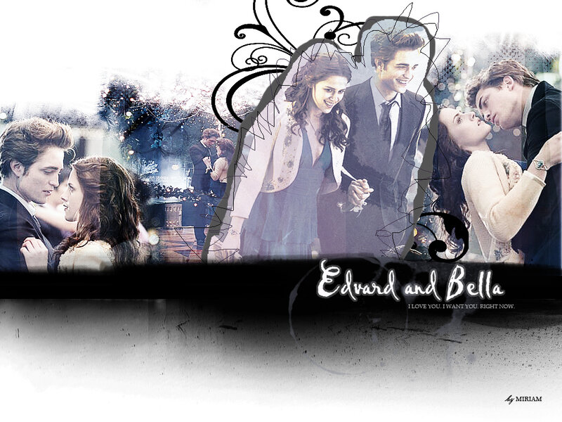 Edward and Bella collage