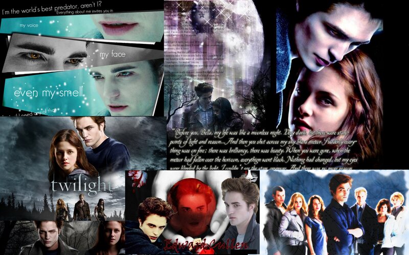 Edward and Bella in Collage