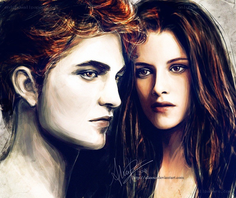 Edward and Bella portrait