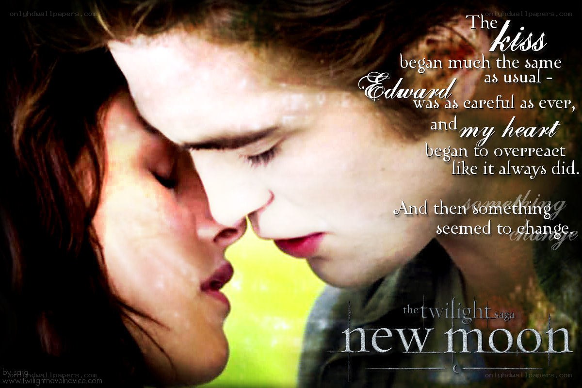 Edward and Bella's kiss