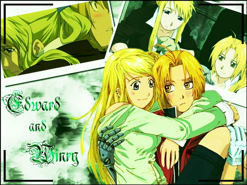 Edward and Winry collage