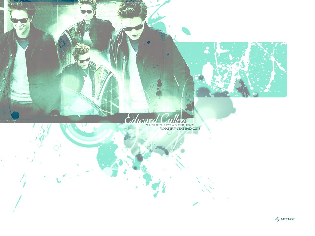Edward Cullen collage art