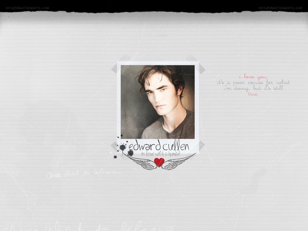 Edward Cullen photo collage