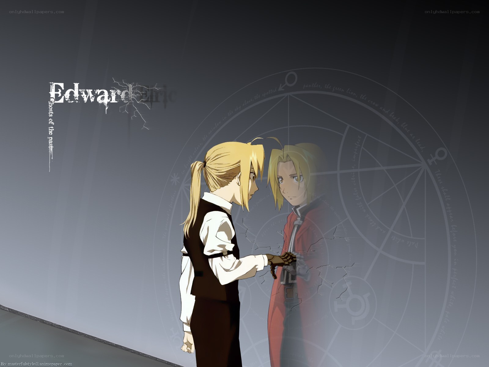 Edward Elric and his reflection
