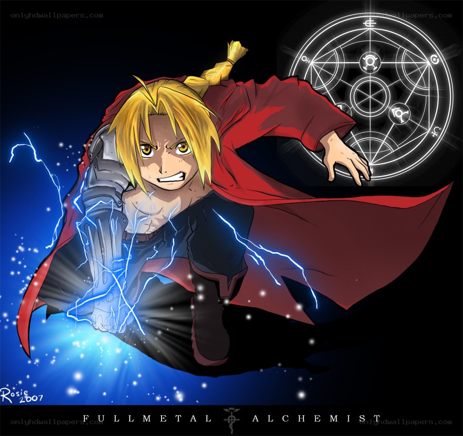Edward Elric in action