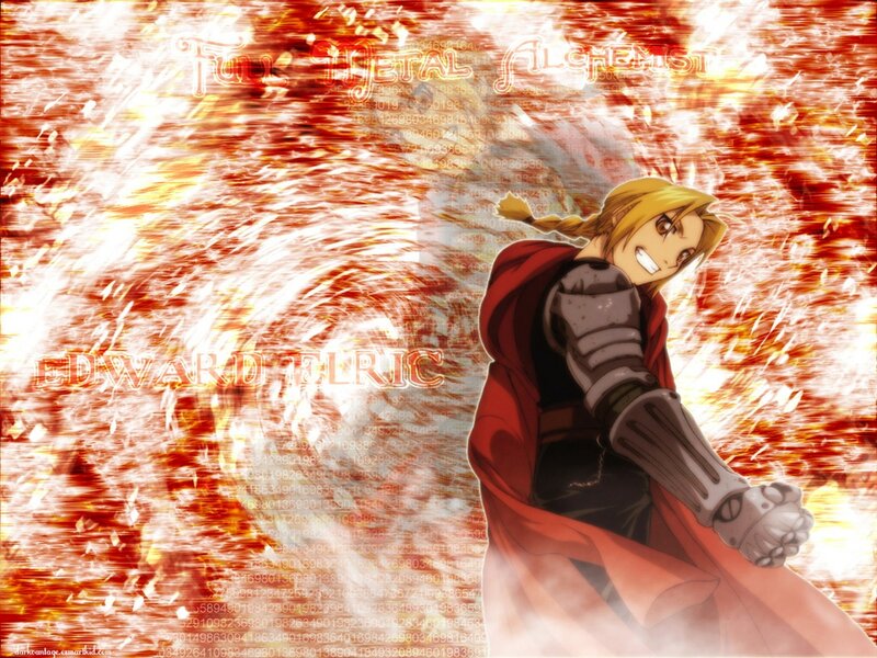 Edward Elric in Flames