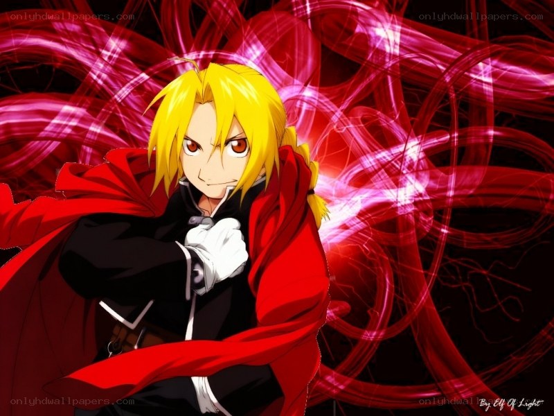 Edward Elric in red cloak