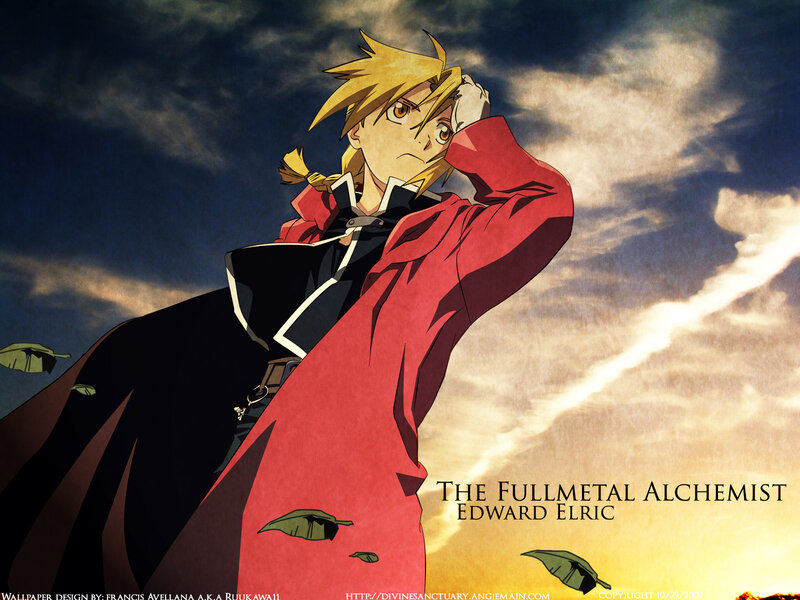 Edward Elric in Red Coat