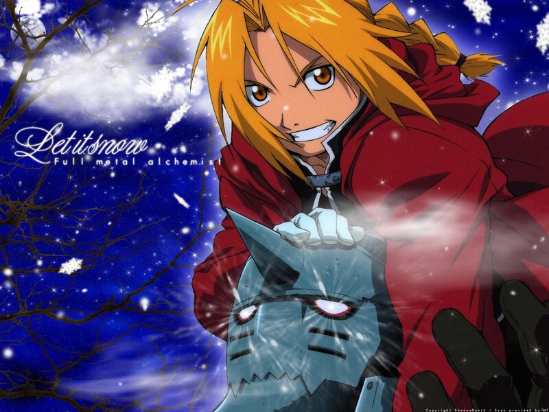Edward Elric in the snow