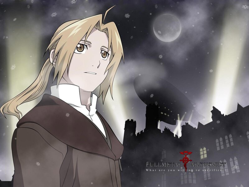 Edward Elric in the snow
