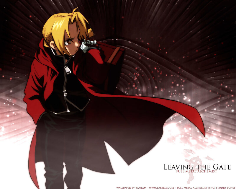 Edward Elric leaving the gate