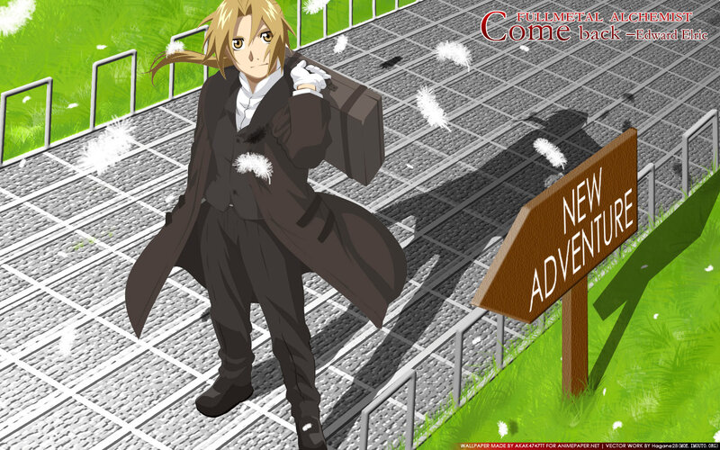Edward Elric on a journey