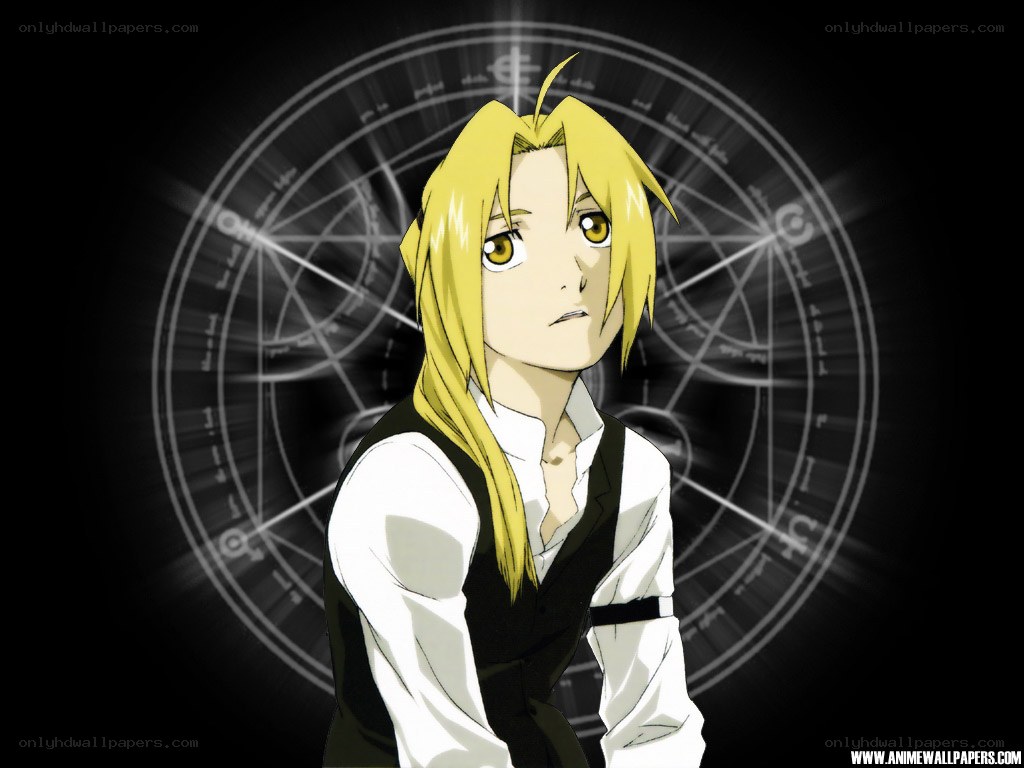 Edward Elric with alchemy circle
