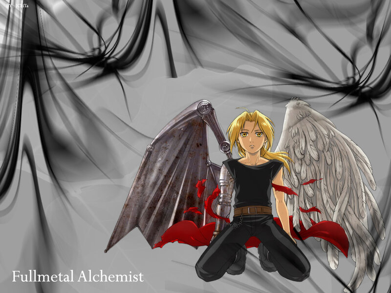 Edward Elric with wings