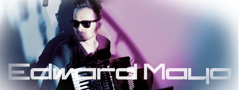 Edward Maya with accordion