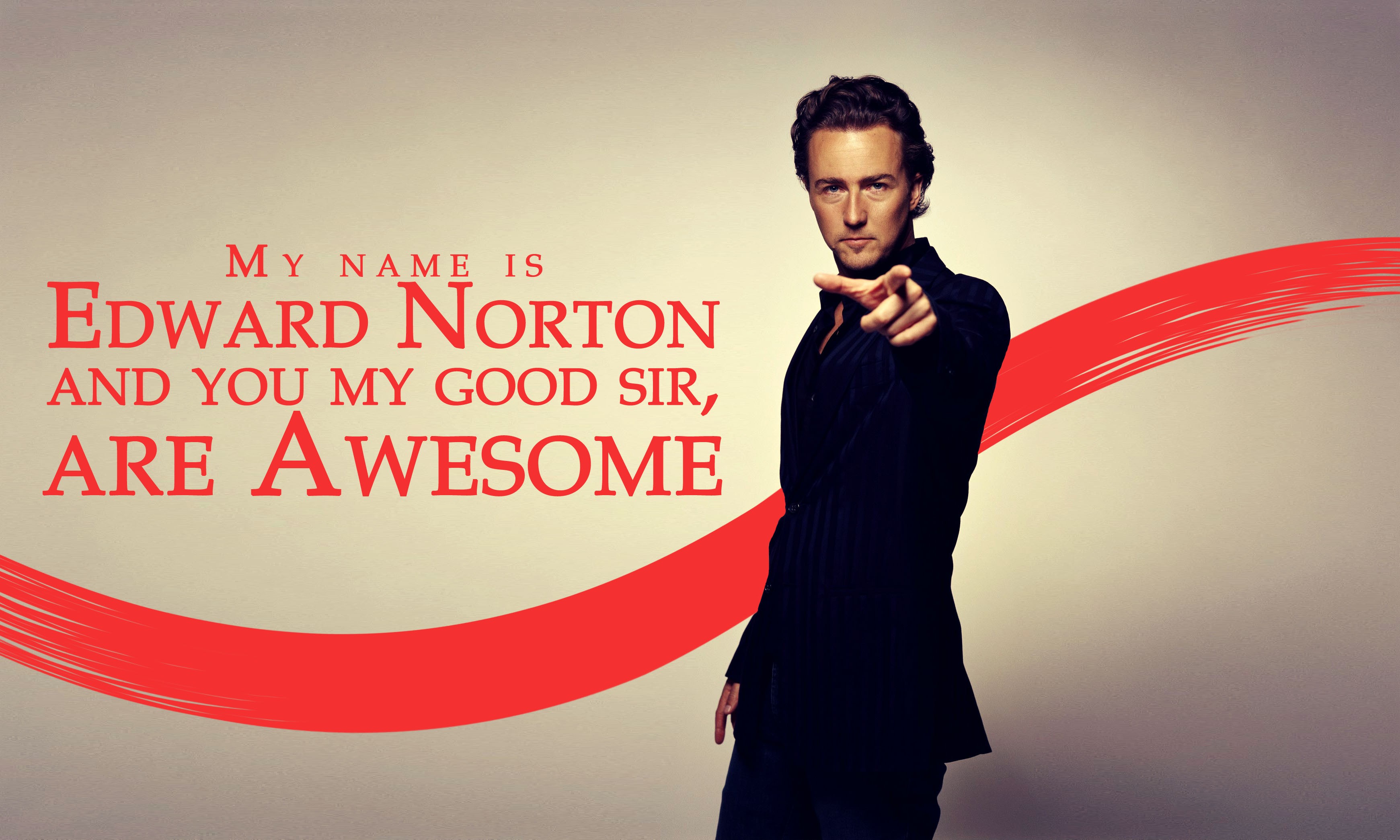 Edward Norton quote poster